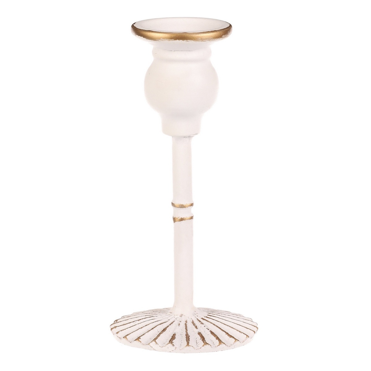 Kovový svícen na kónickou svíčku 17 cm