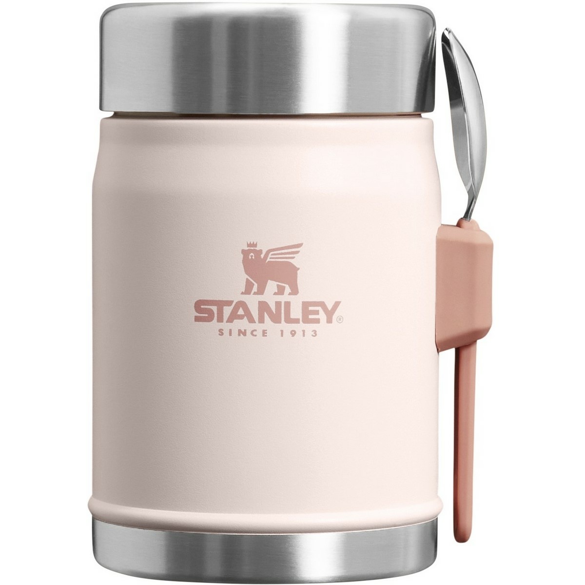 STANLEY termoska jídelní 400ml se lžící/vidličkou Rose Quartz Stanley