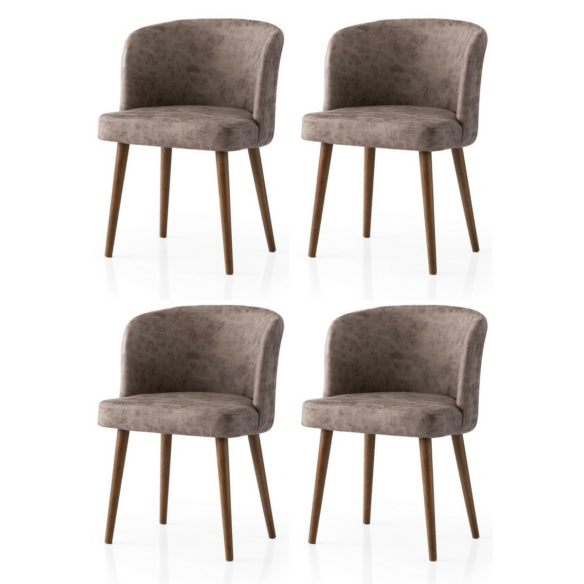 Sada jídelních židlí Zen Mink and Black