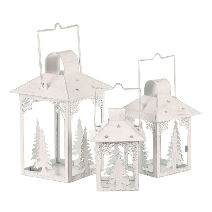 Sada kovových luceren Stromky 3 ks