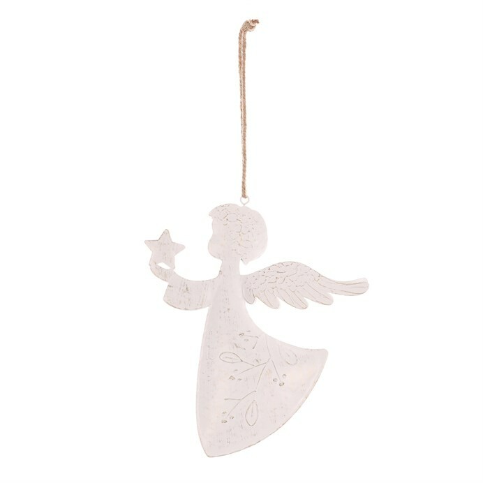 Závěsná vánoční dekorace Anděl 2 ks