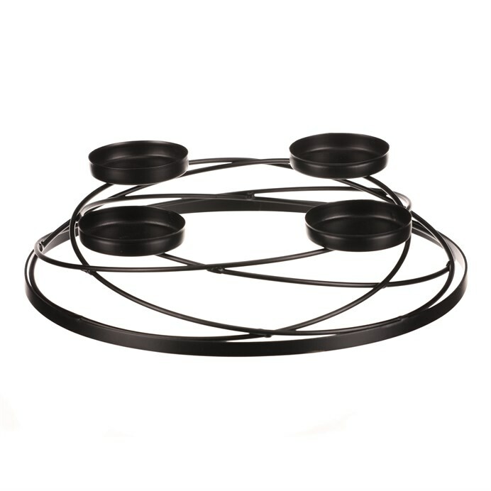 Adventní svícen kovový