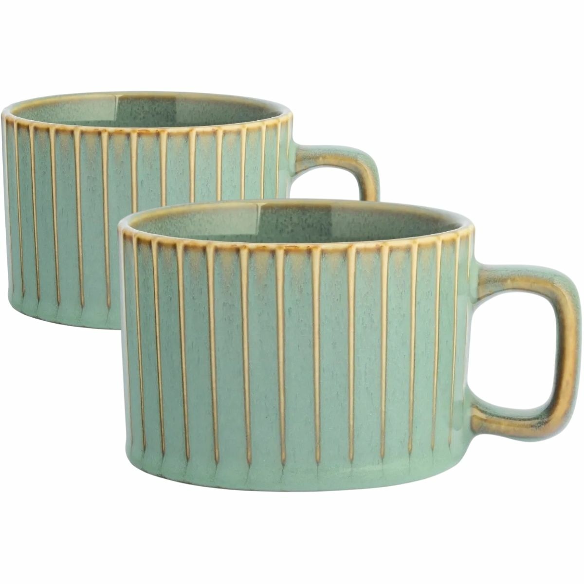 Altom Sada 2 šálků Reactive Sage 220 ml Altom