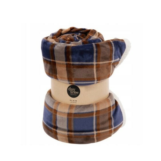 Beránková deka Classic modrá