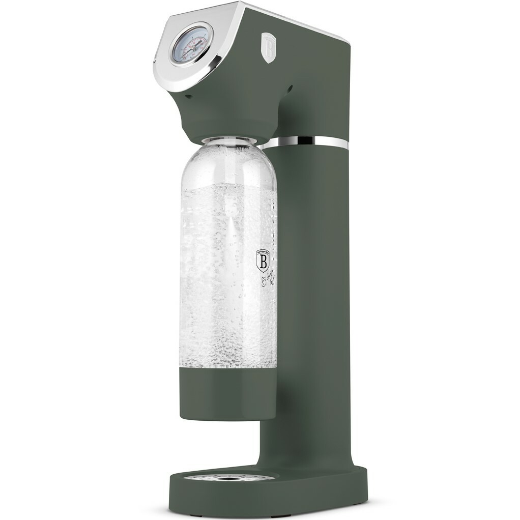 BerlingerHaus Výrobník sody Sodabar + 2 lahve Matte Green Berlinger Haus