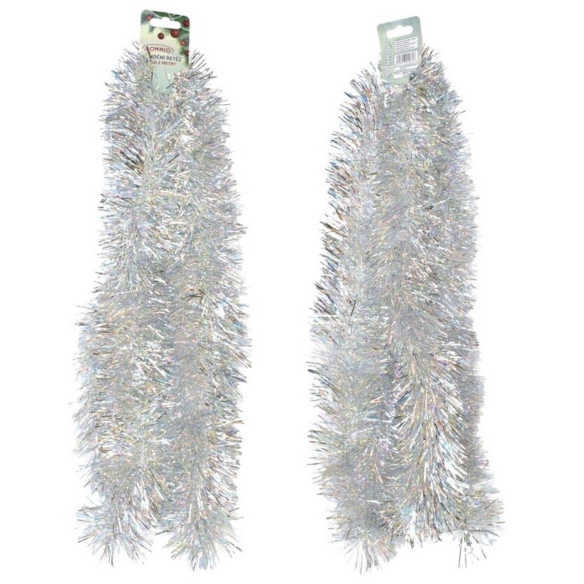 Bohatý vánoční řetěz s laser efektem Shiny