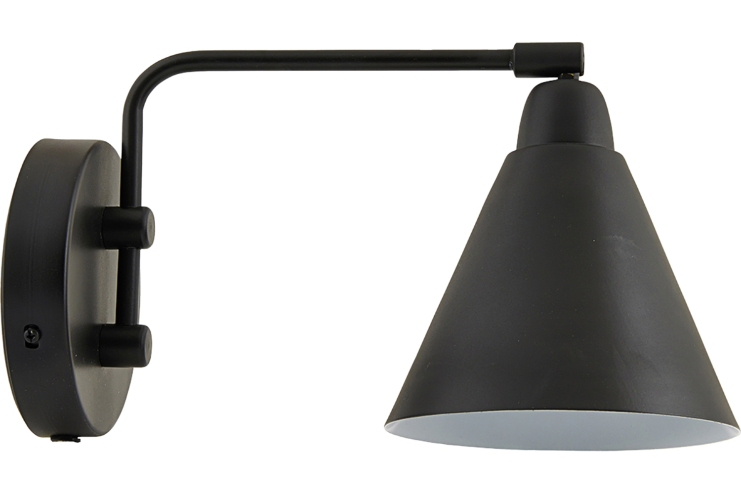 House Doctor Černé kovové nástěnné světlo Game