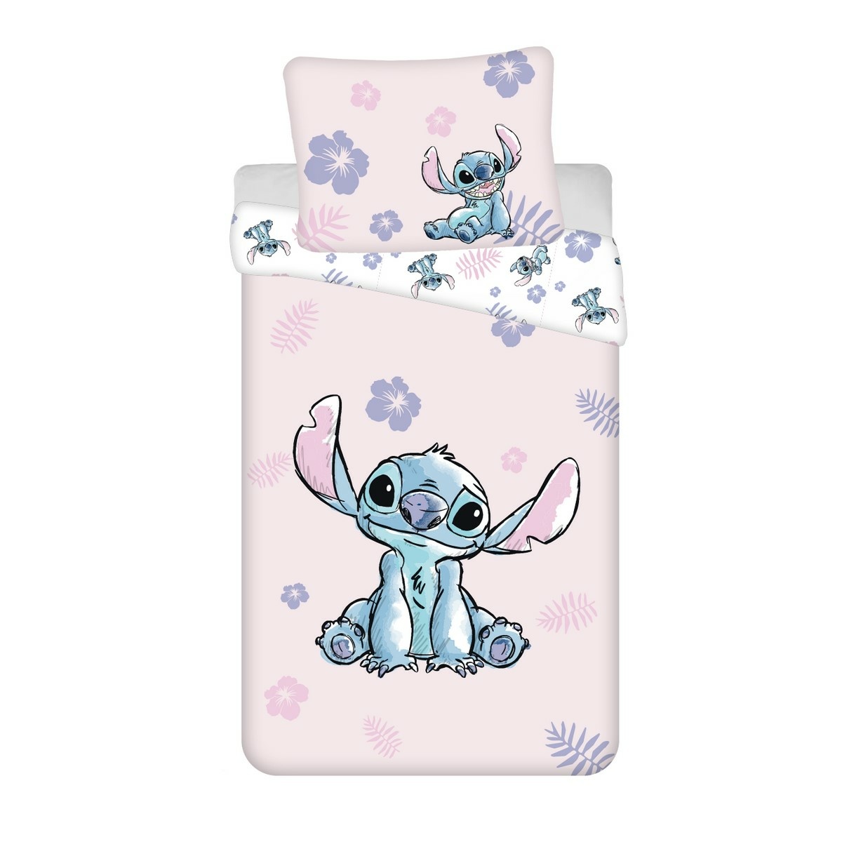 Jerry Fabrics Bavlněné povlečení Lilo and Stitch Pink