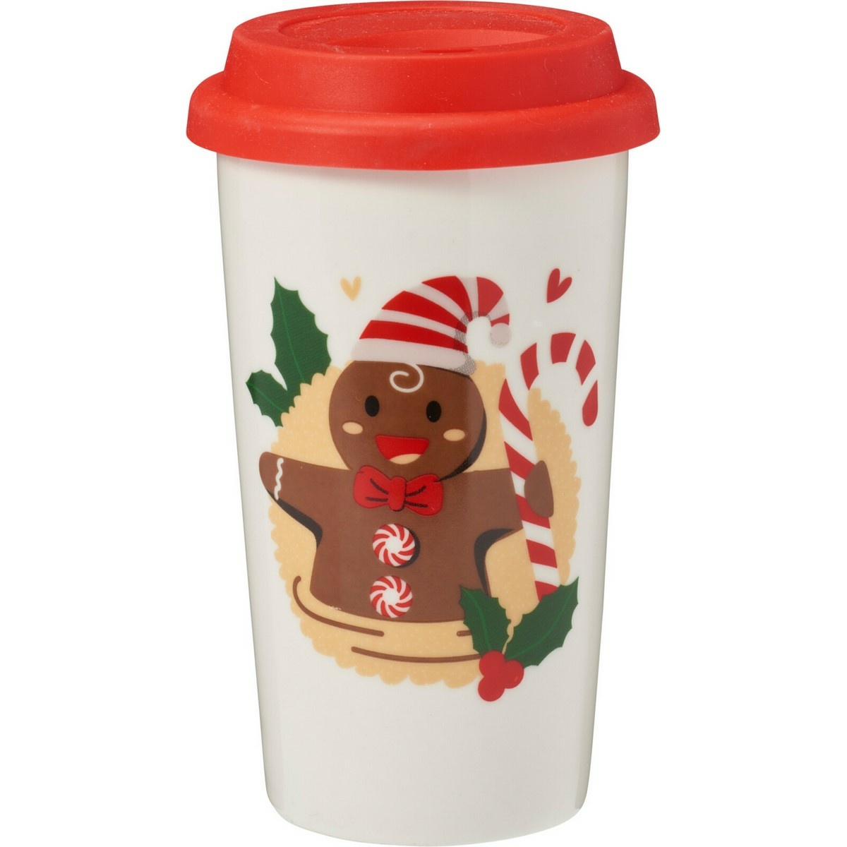 Kameninový kelímek s víčkem Perníček