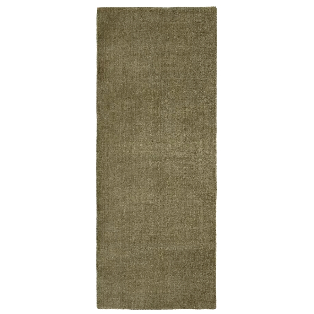 Kave Home Zelený běhoun Empuries 80 x 200 cm