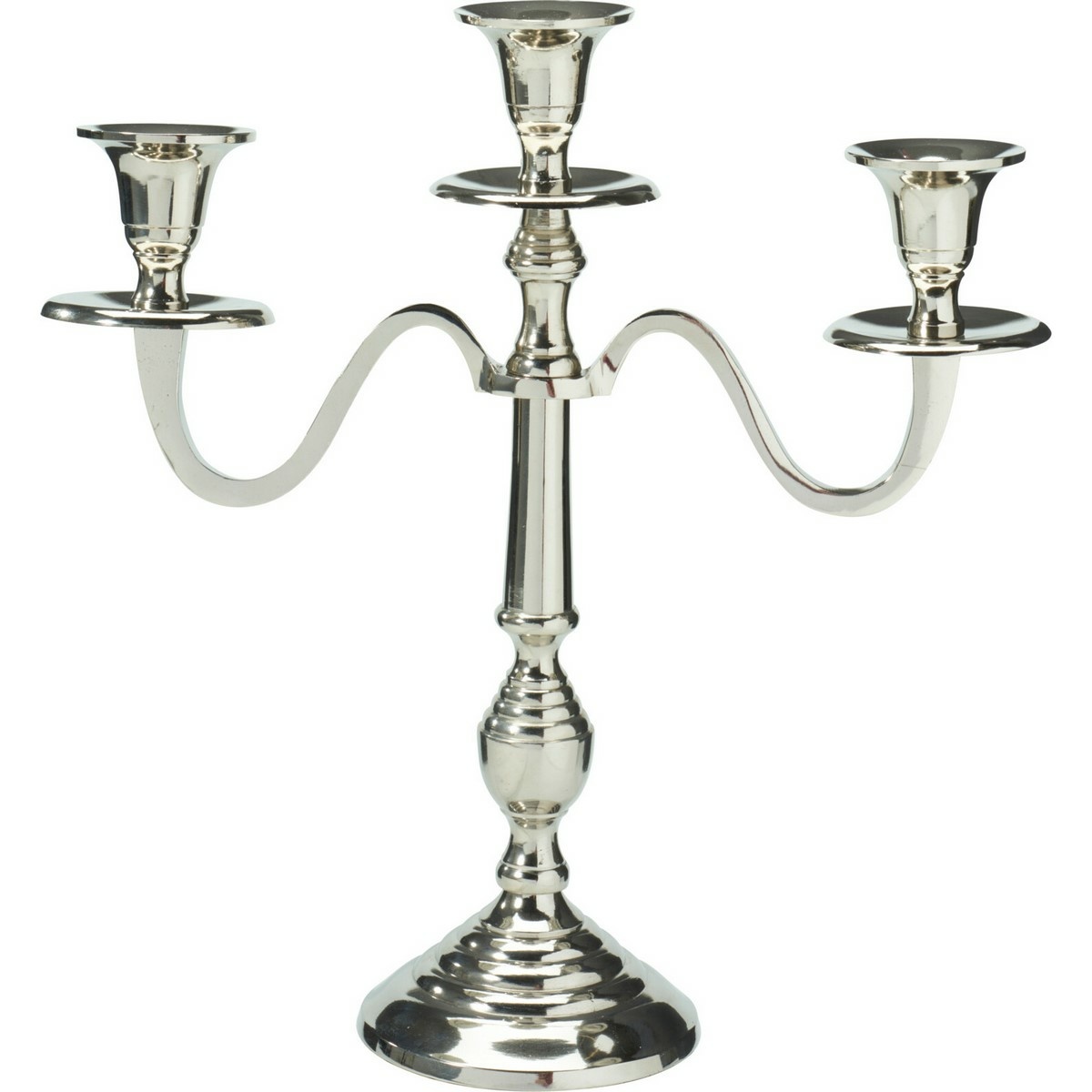 Kovový svícen 3ramenný 29x10x30 cm