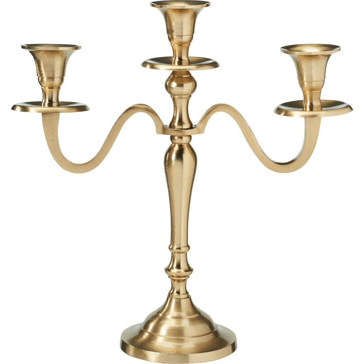 Kovový svícen 3ramenný 29x10x30 cm