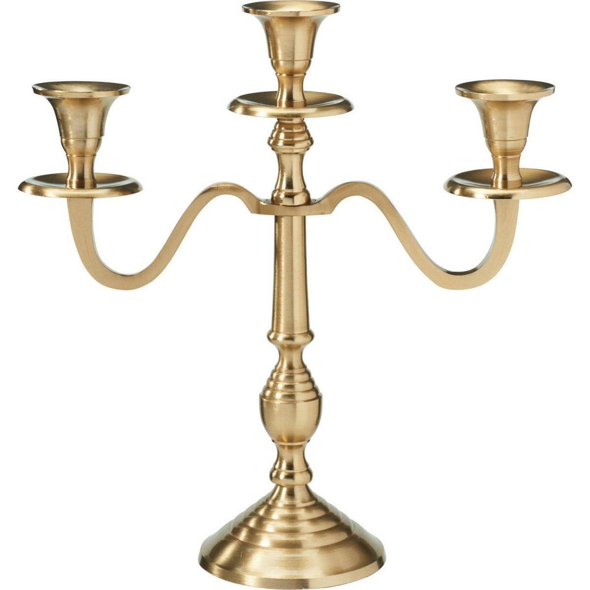 Kovový svícen 3ramenný 29x10x30 cm