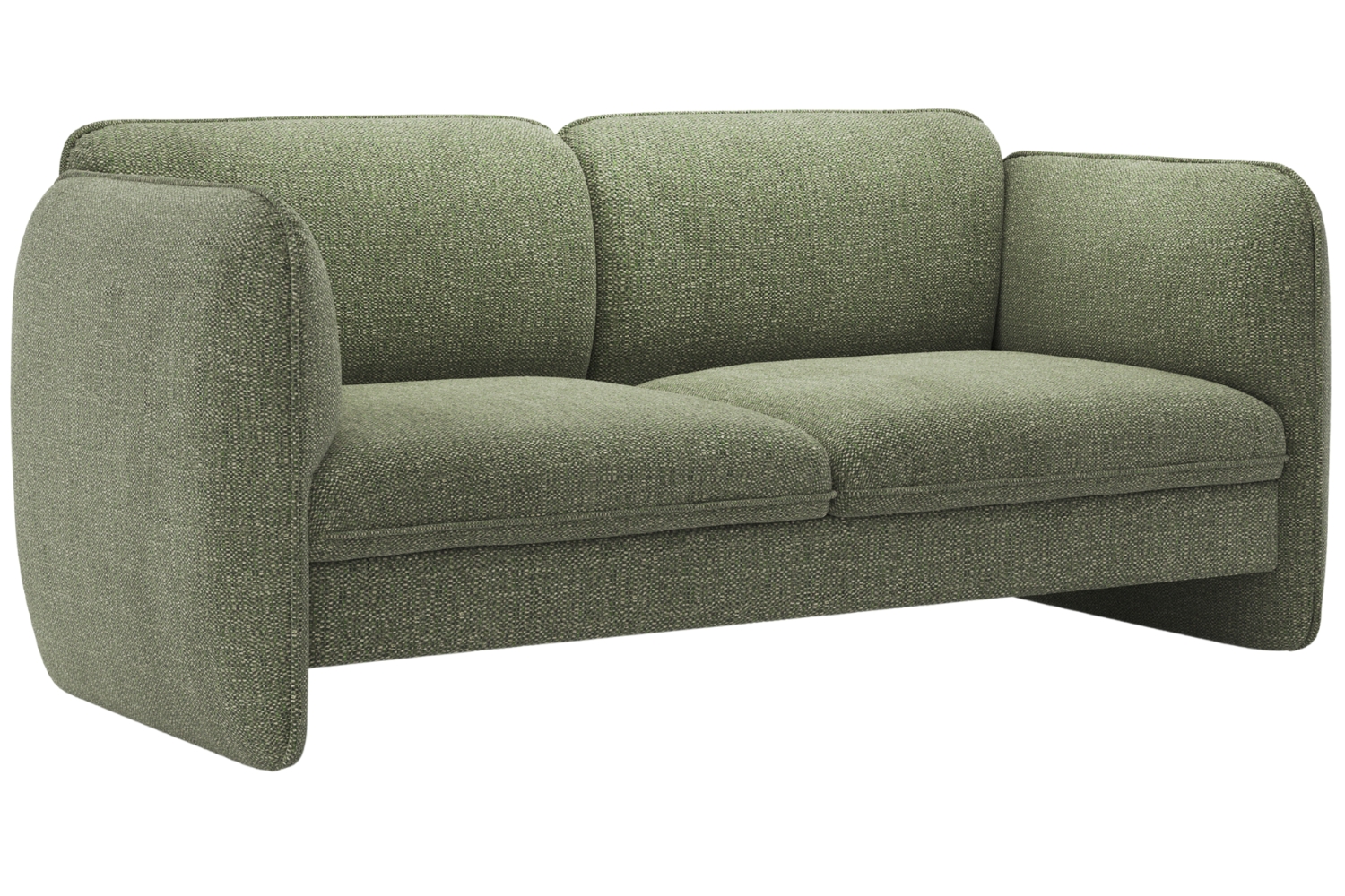 Micadoni Zelená dvoumístná pohovka Georgia 168 cm