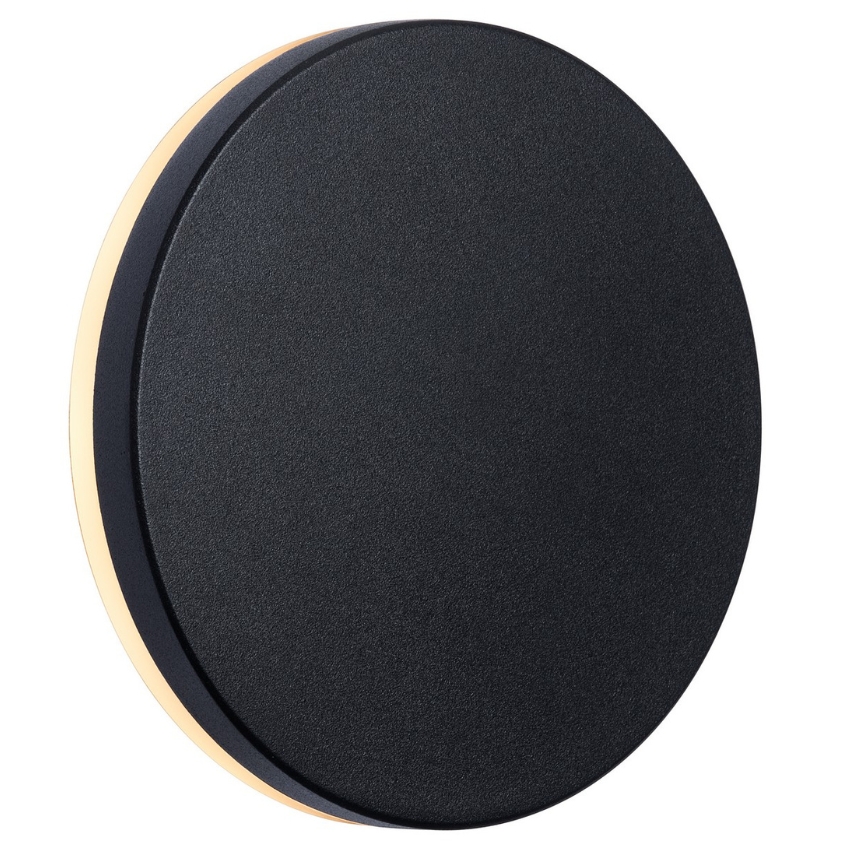 Nordlux Černé kovové venkovní nástěnné LED světlo Artego 15 cm