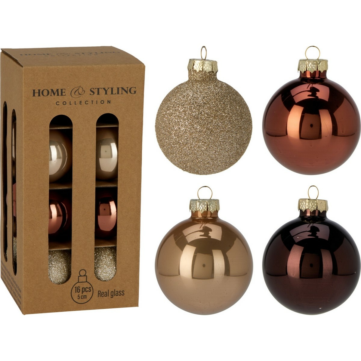 Sada 16 ks vánočních ozdob Crystal Harmony