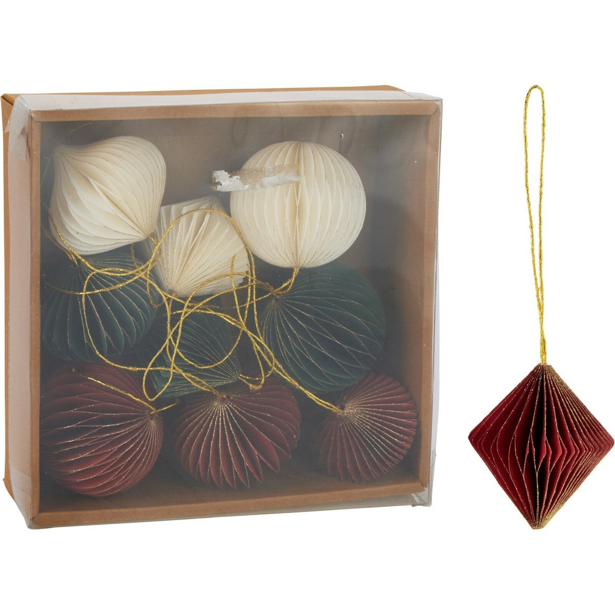 Sada 9 ks vánočních ozdob Ornaments