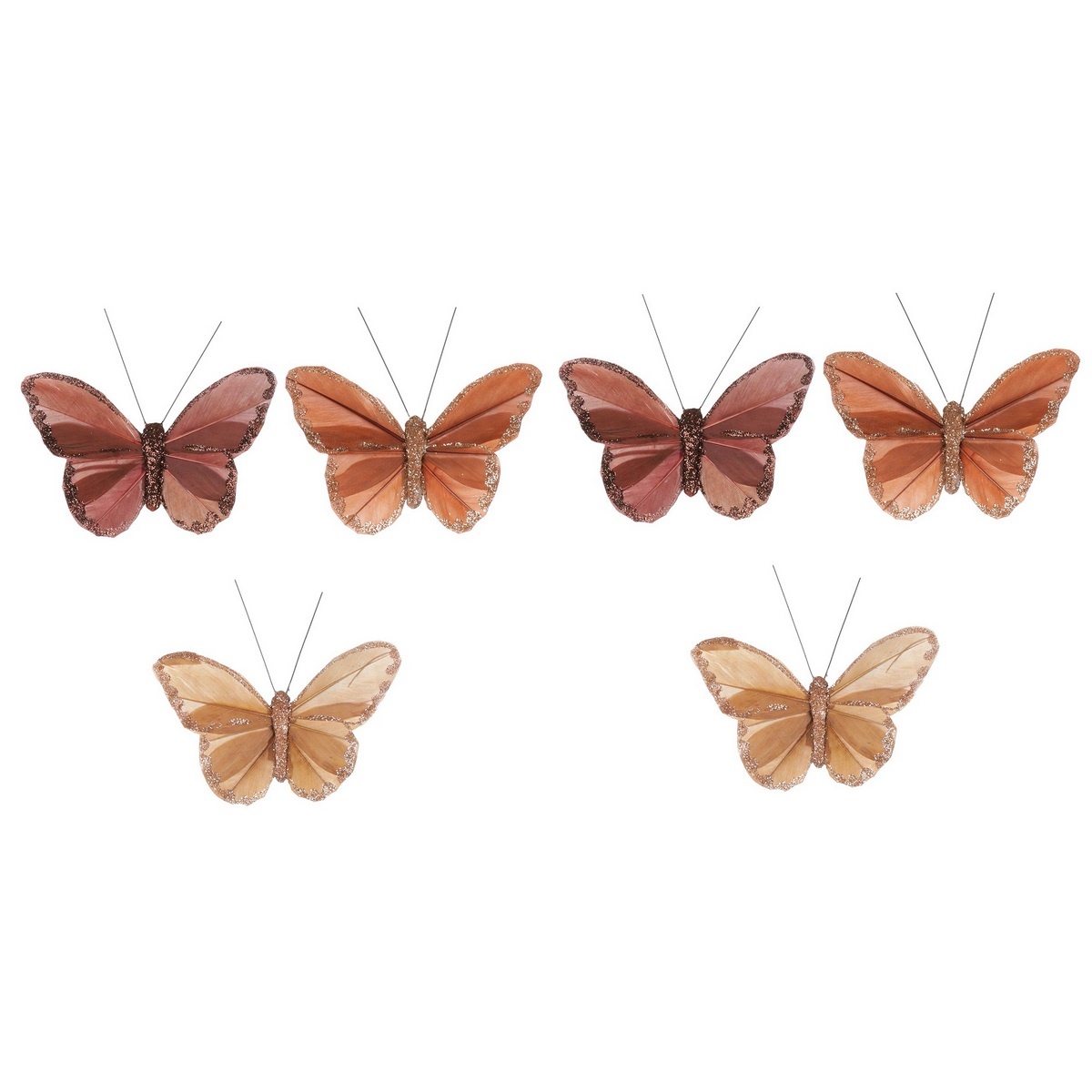 Sada motýlů s klipem