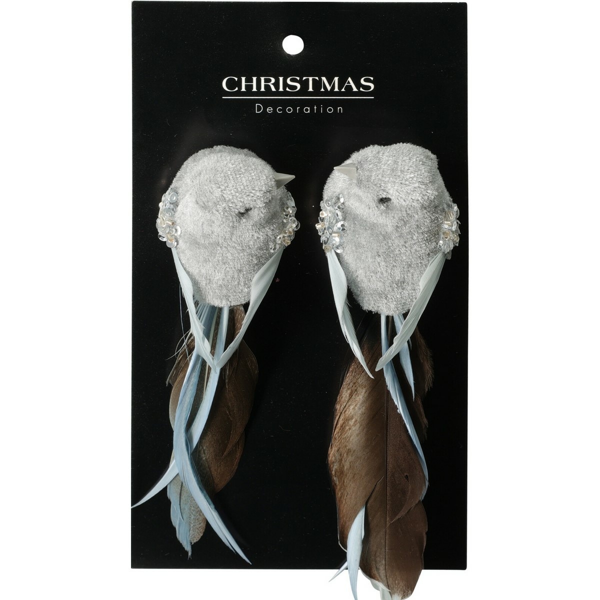 Sada vánočních ozdob Ptáček