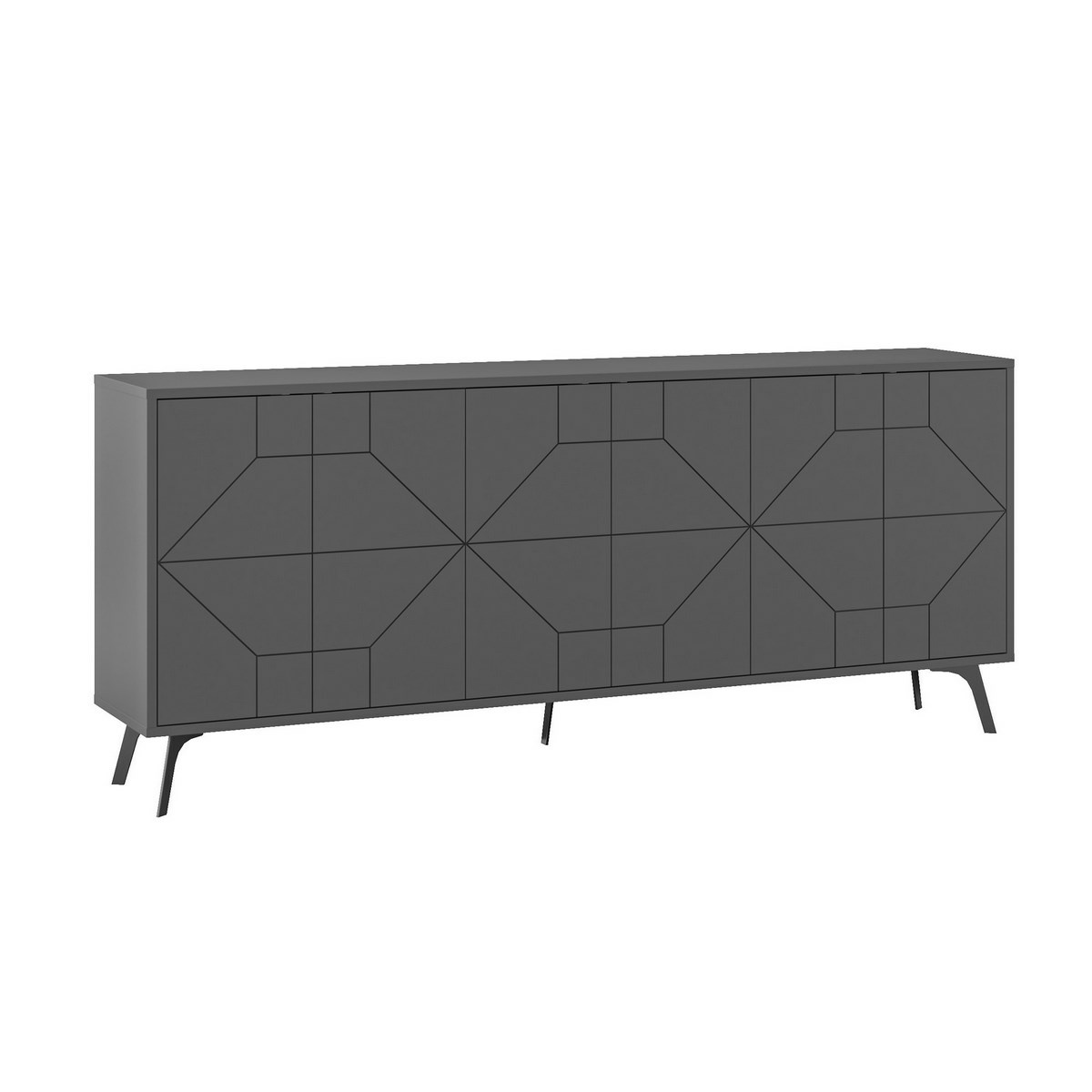 Skříňka Dune Anthracite 2 Hanah Home