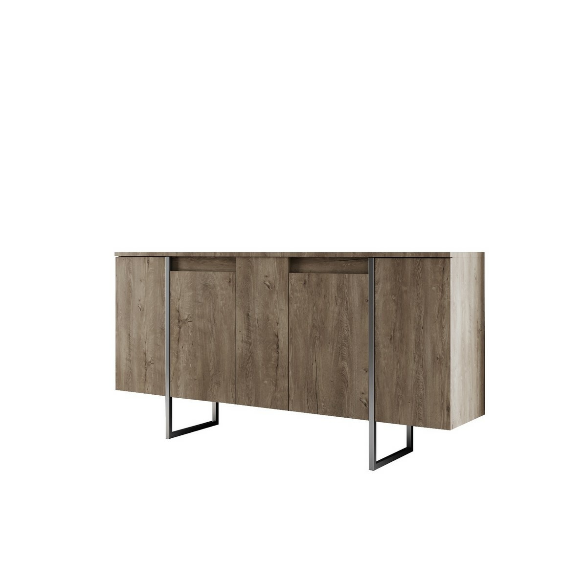 Skříňka Luxe Walnut and Silver Hanah Home