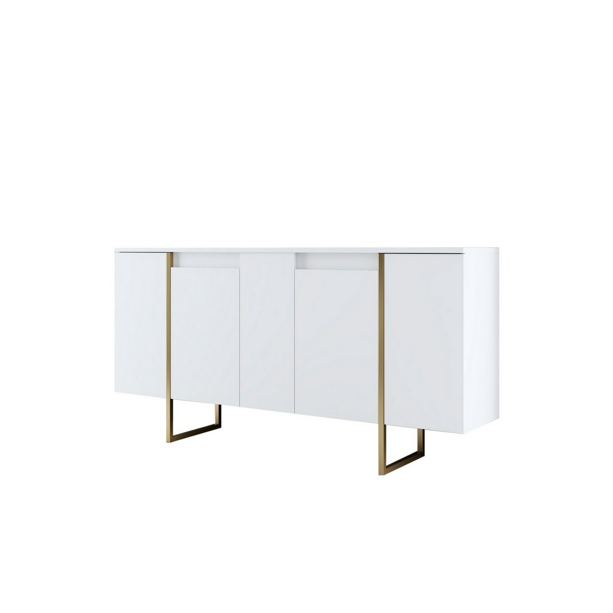 Skříňka Luxe White and Gold Hanah Home
