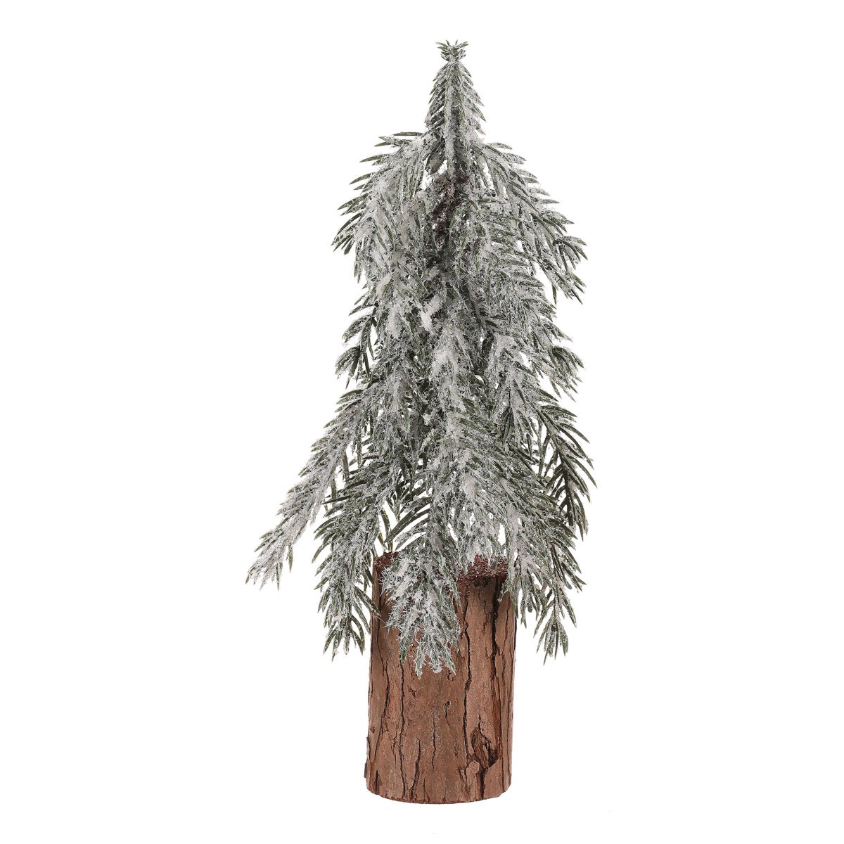 Vánoční dekorace Smrk na špalku