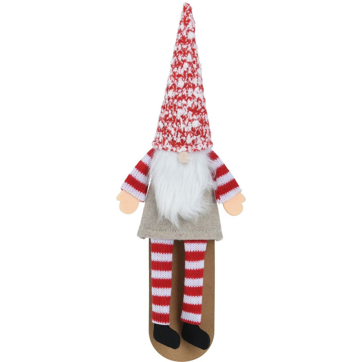 Vánoční dekorace na láhev Skřítek