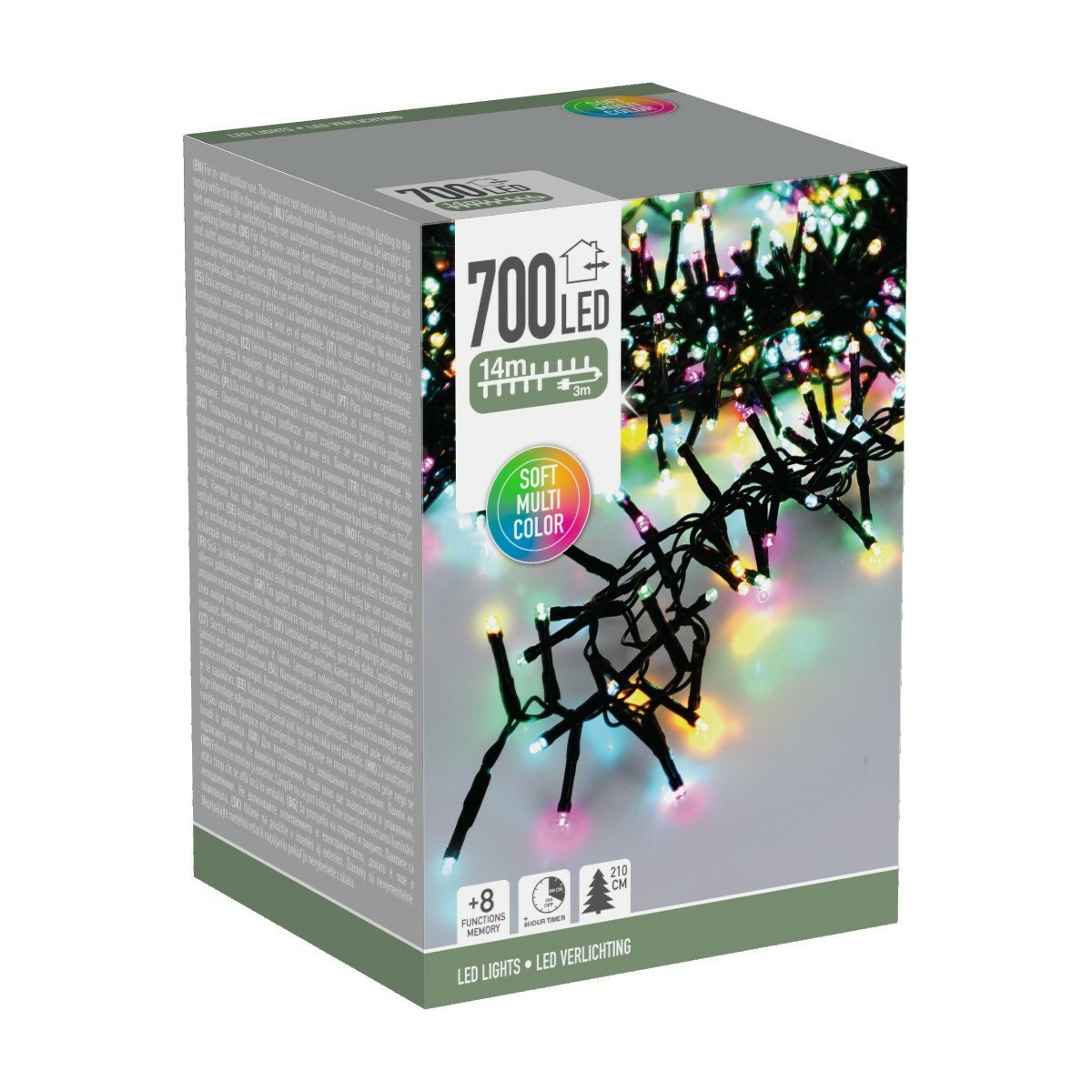 Venkovní světelný řetěz Macaron