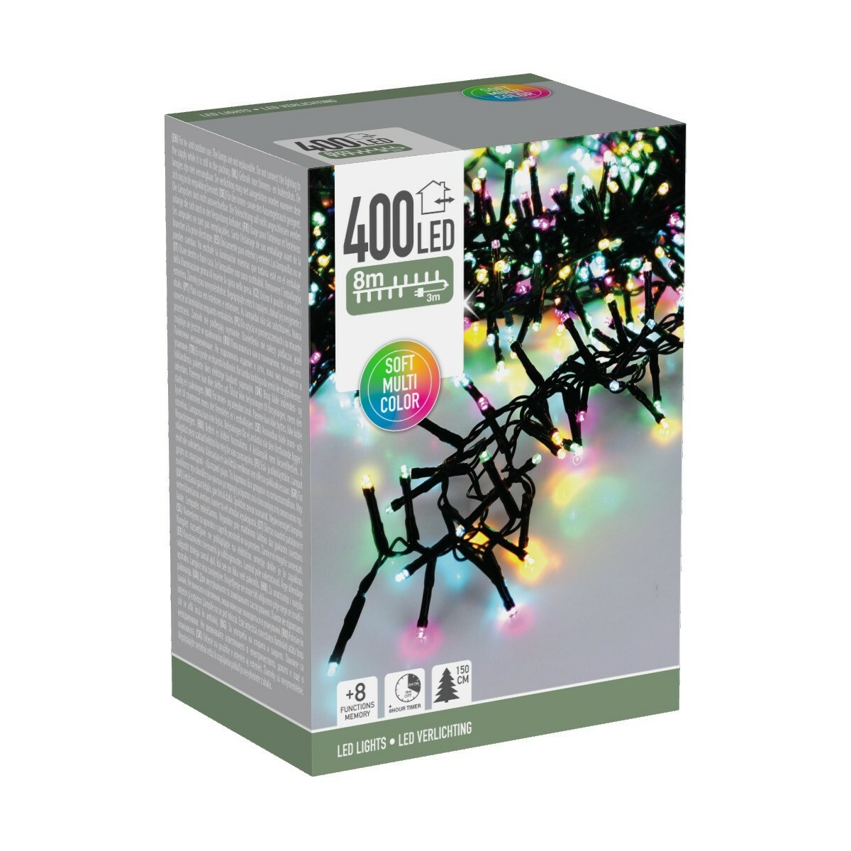 Venkovní světelný řetěz Macaron