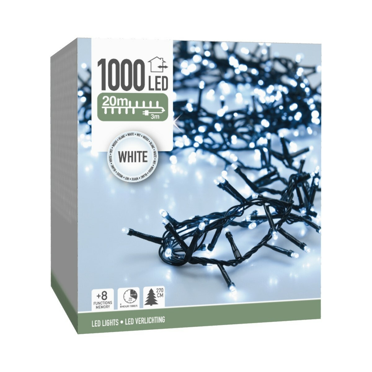 Venkovní světelný řetěz Microcluster