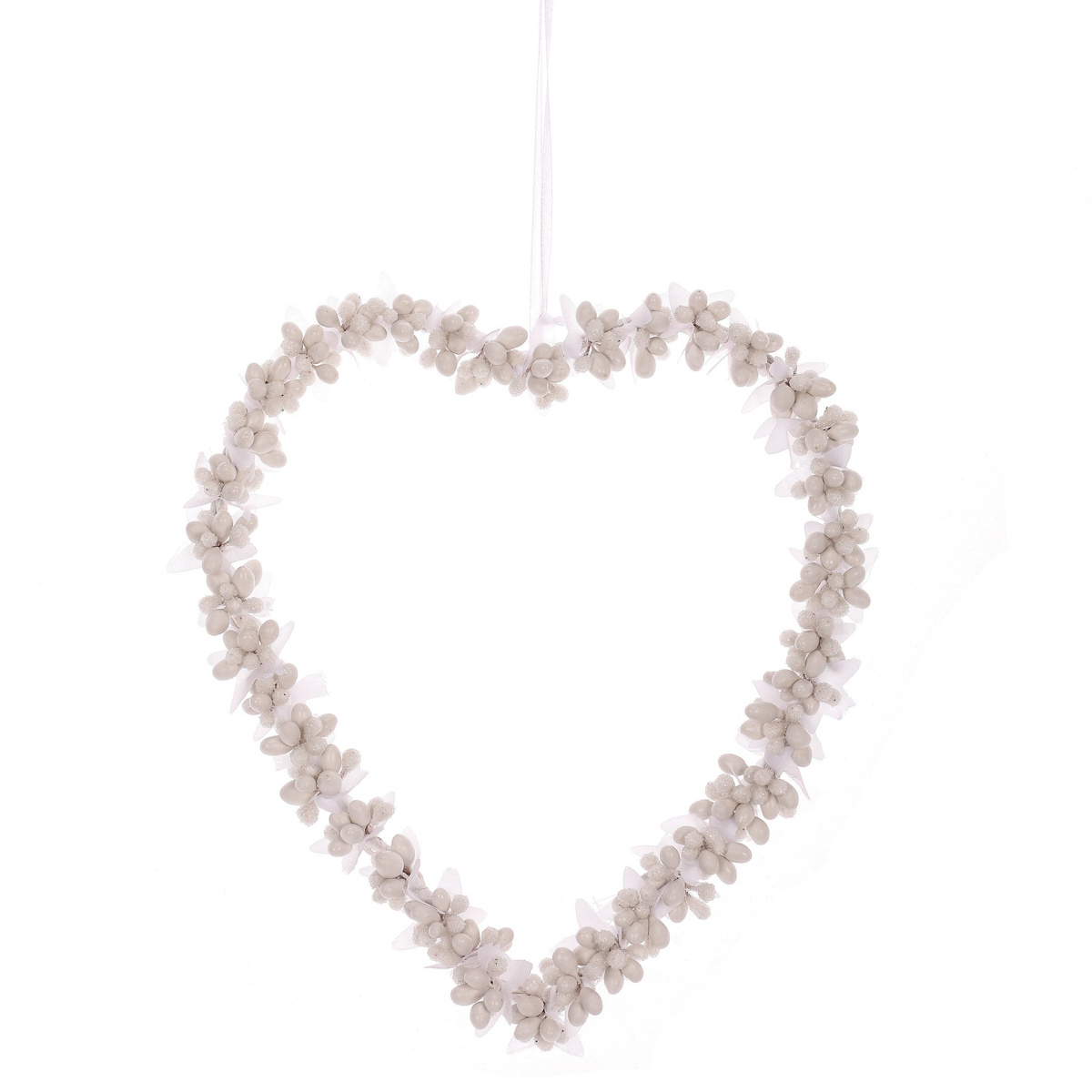 Závěsné srdce z bobulí