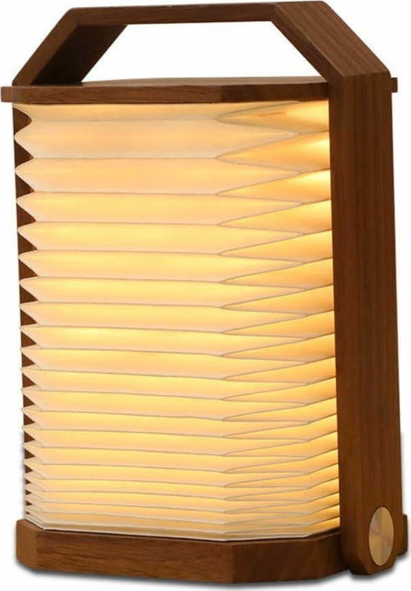 Bílá/v tmavě přírodní barvě světelná dekorace na USB Origami – Gingko