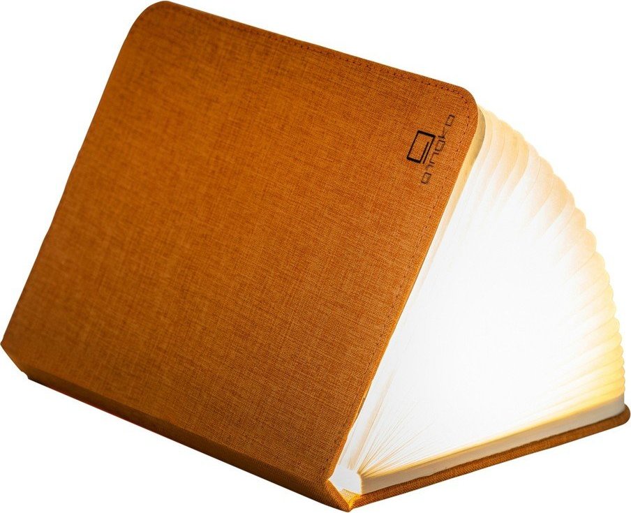 Oranžová světelná dekorace na USB Booklight – Gingko