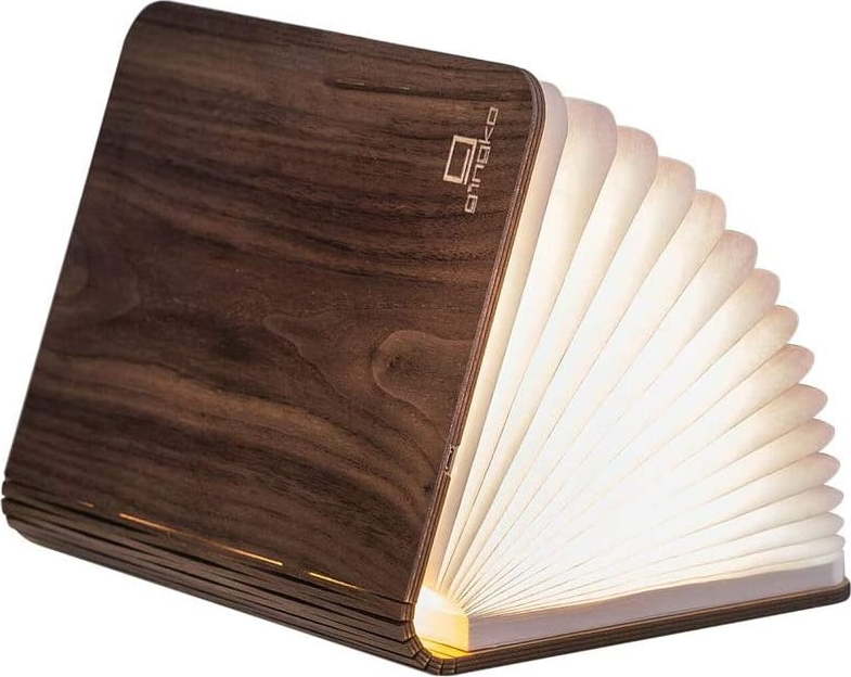 Hnědá světelná dekorace na USB Booklight – Gingko