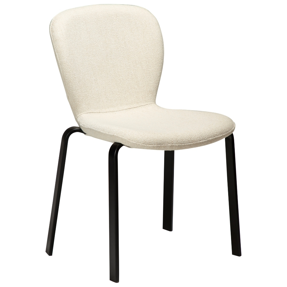 ​​​​​Dan-Form Krémově bílá bouclé jídelní židle DAN-FORM Heap