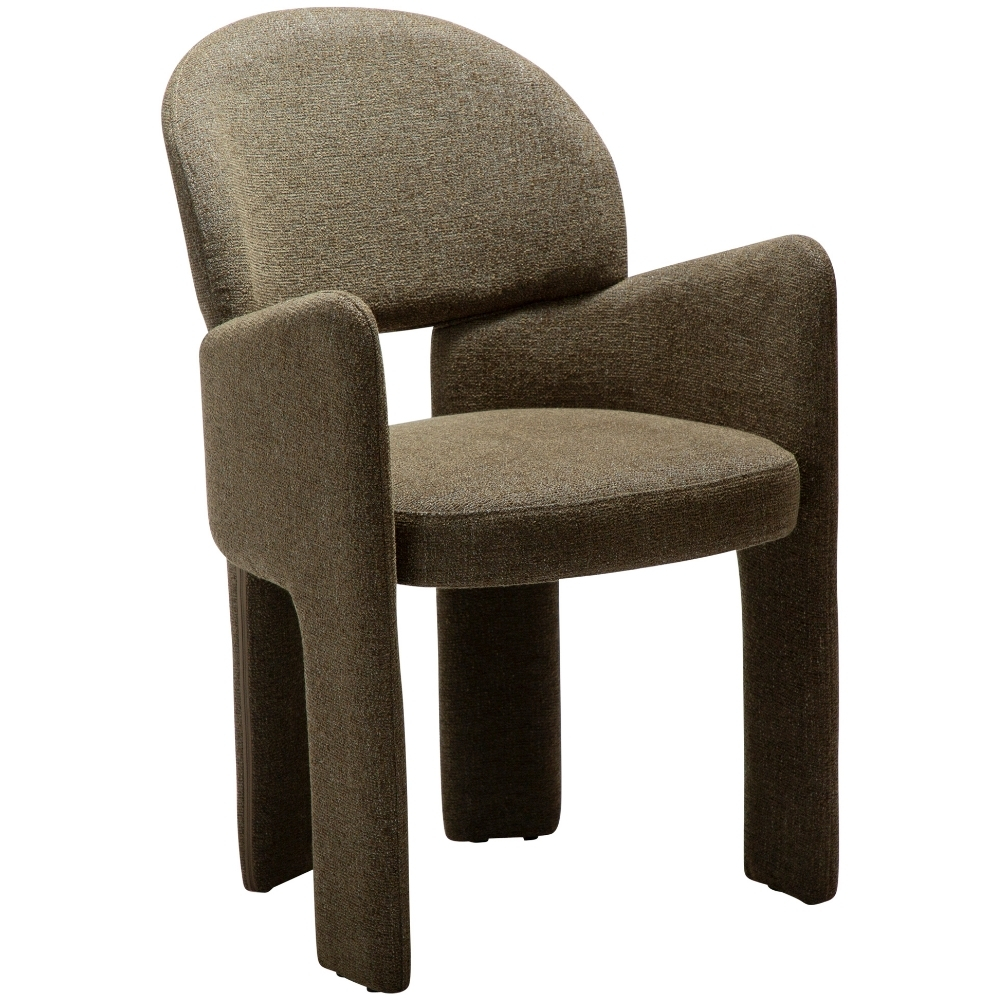 ​​​​​Dan-Form Zelená bouclé jídelní židle DAN-FORM Aole