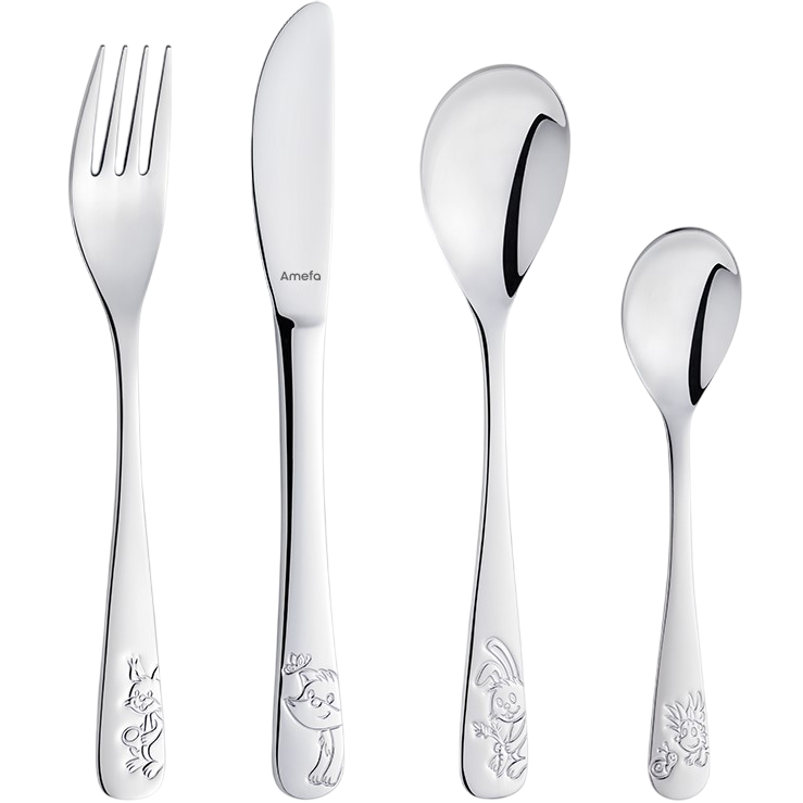 Amefa 4dílná sada dětských příborů Forest Friends Amefa