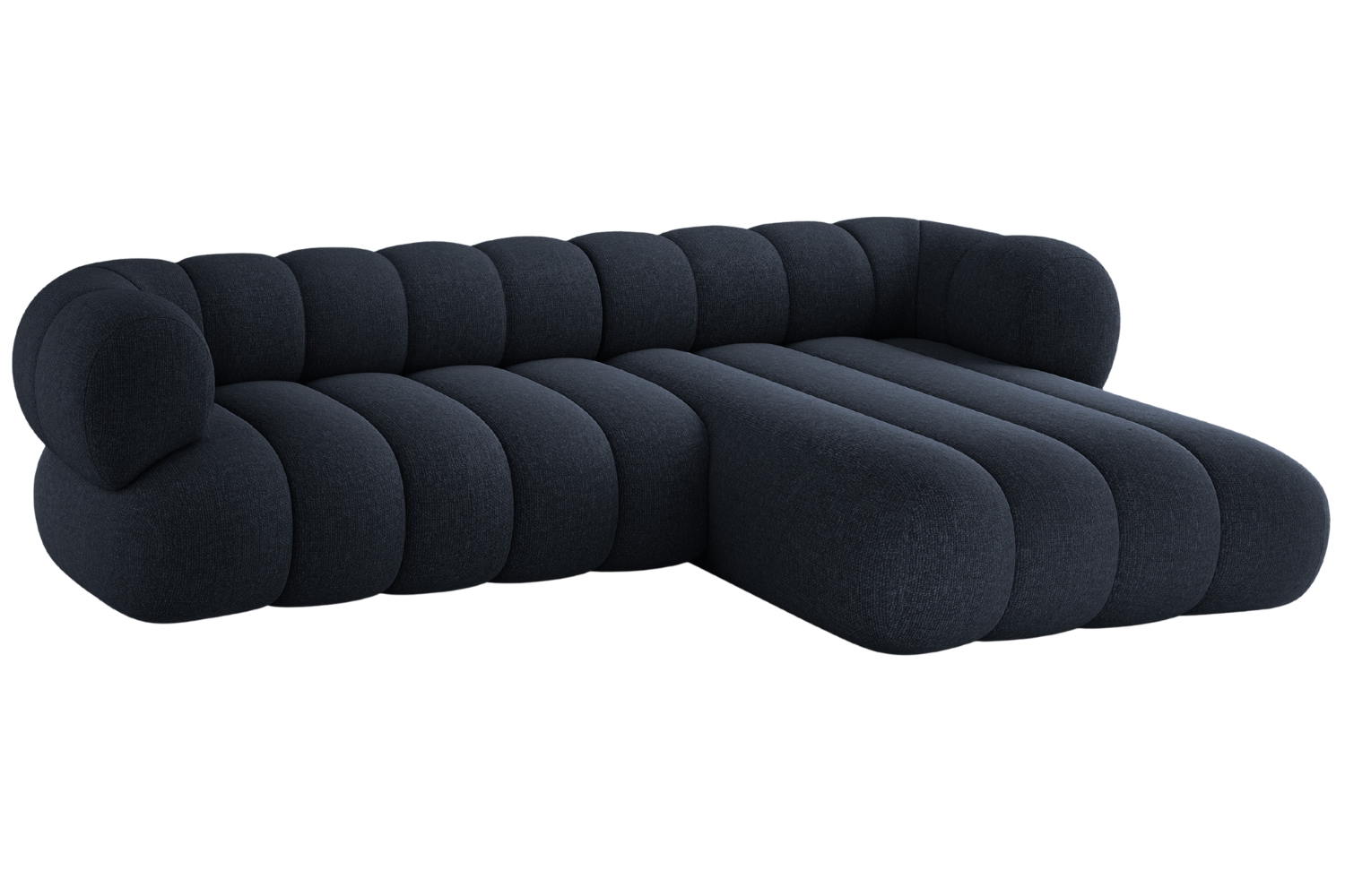 Cosmopolitan Design Tmavě modrá rohová pohovka Koge 270 cm