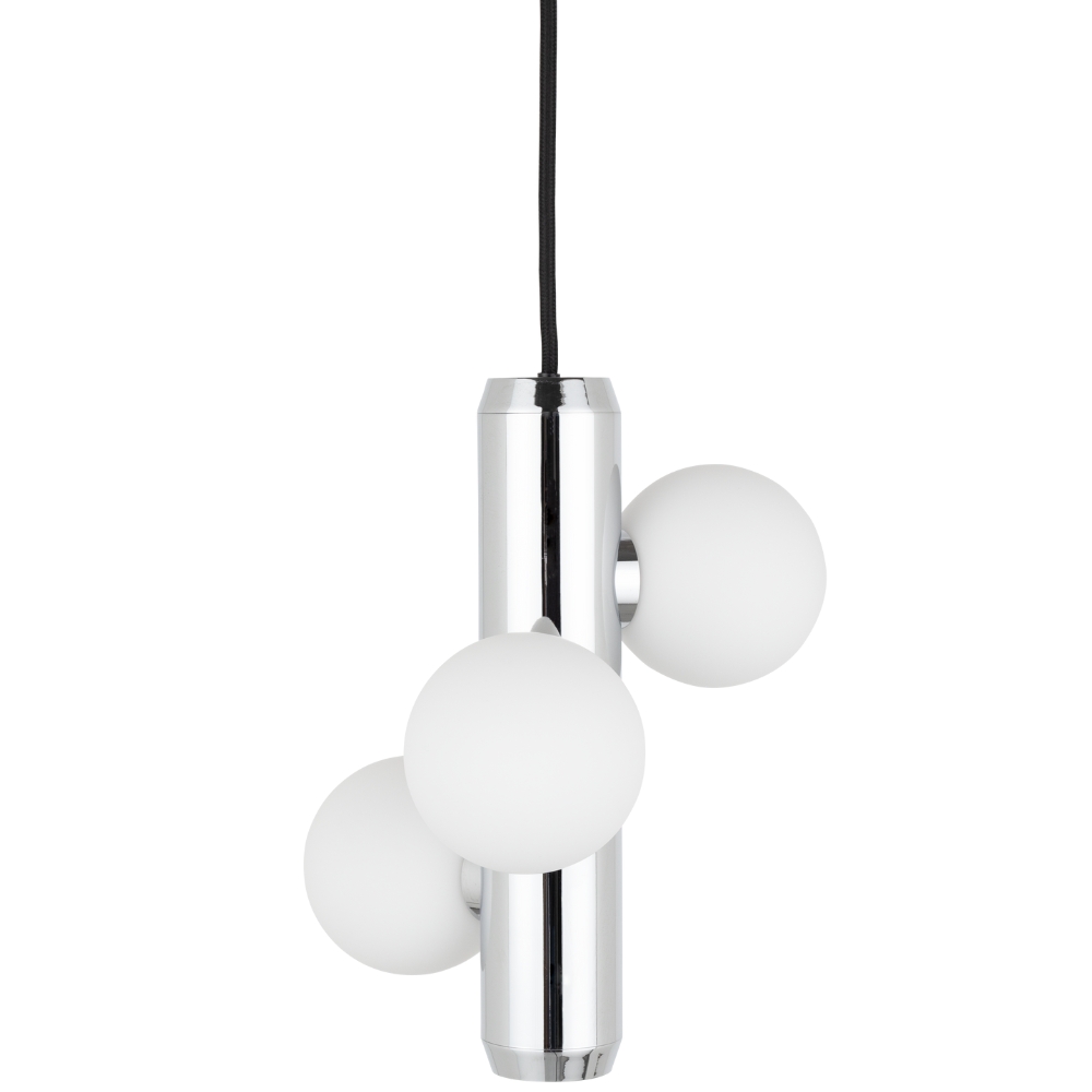 FEST Amsterdam Stříbrné kovové závěsné světlo Kaktee