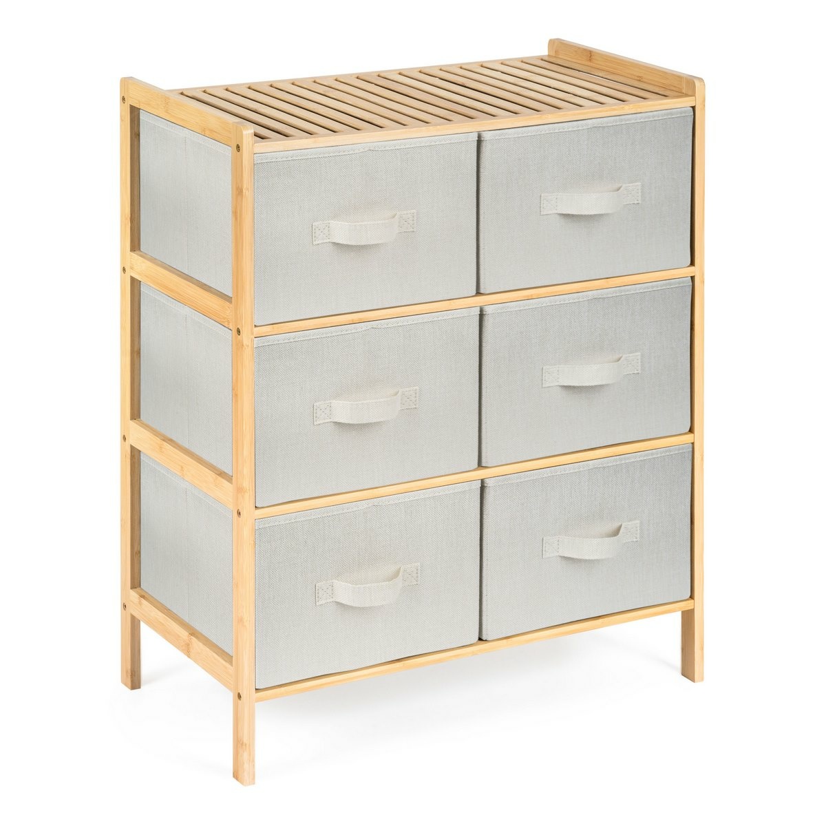 G21 Bambusový regál s košíky