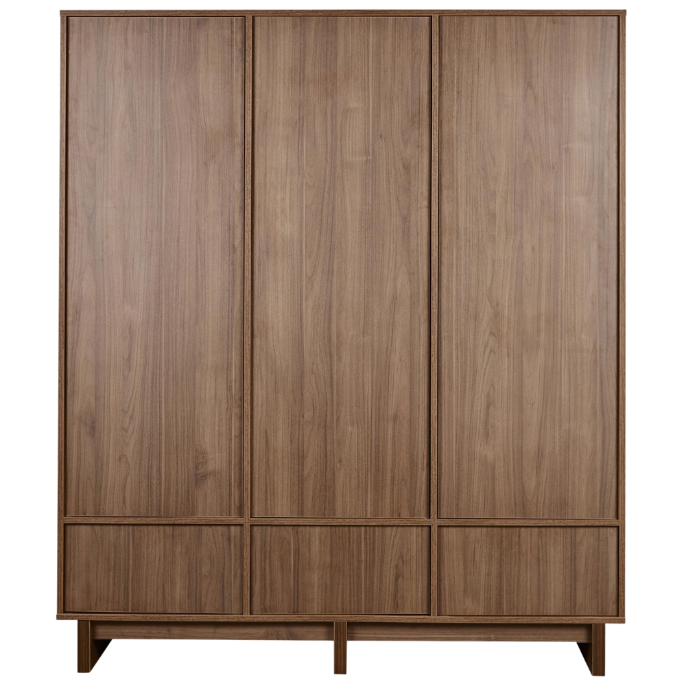 Hnědá dětská šatní skříň Quax Kyo