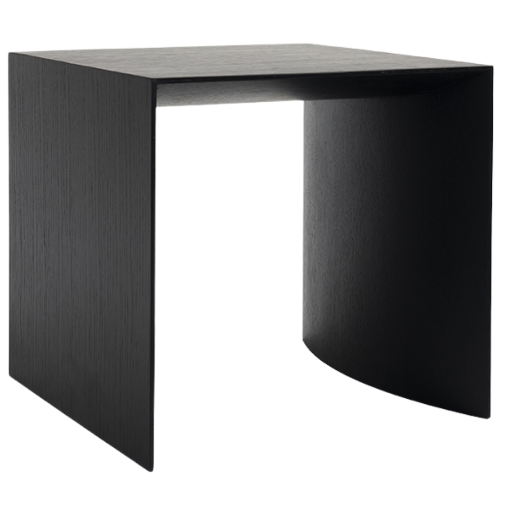 Infiniti Černá dubová stolička Museum 44 cm