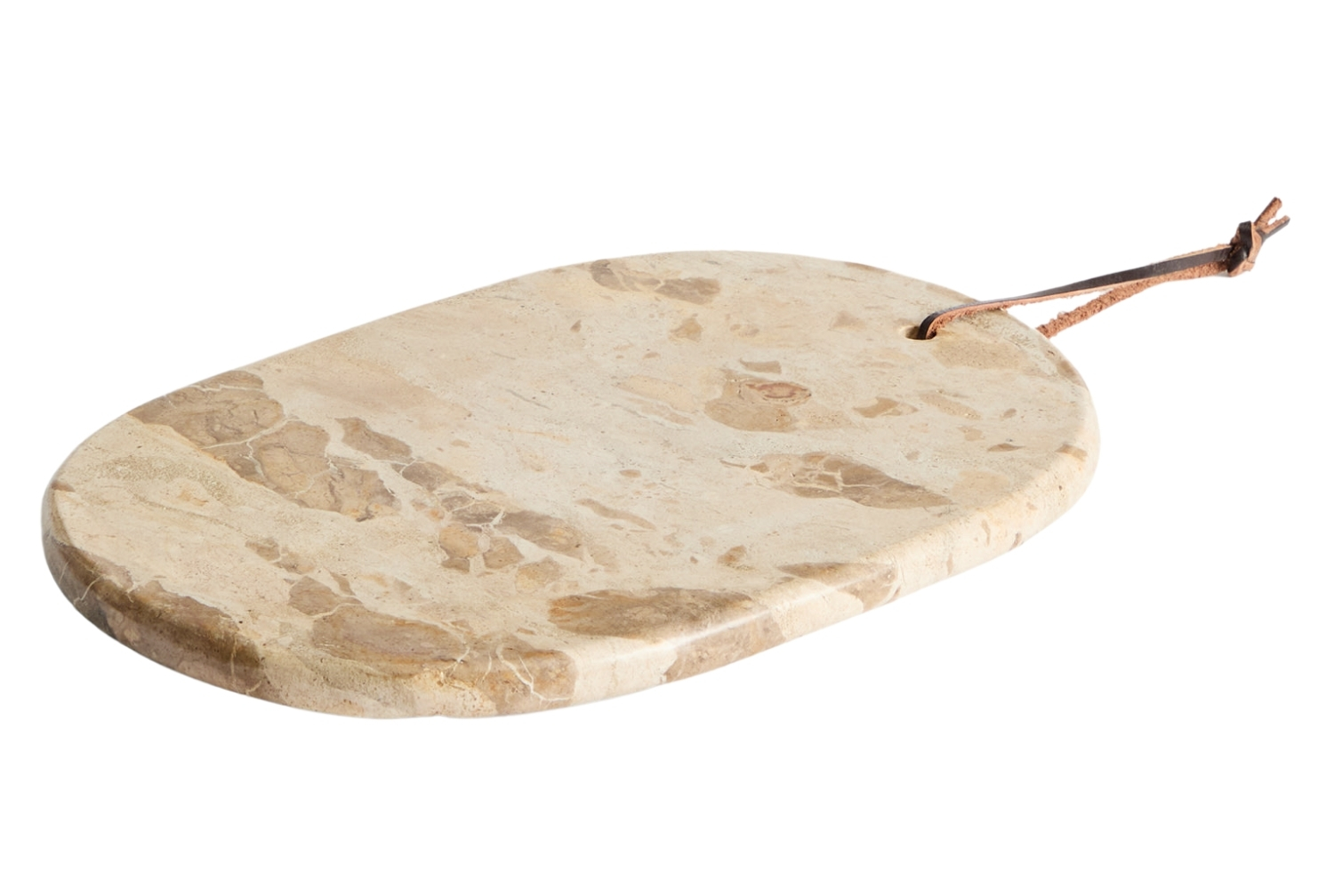 Kave Home Béžové mramorové servírovací prkénko Orlina 30 x 20 cm