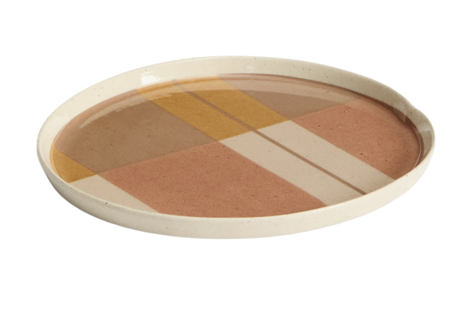 Kave Home Béžový keramický dezertní talíř Julnet 16 cm