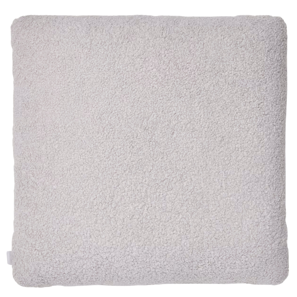 Kave Home Šedý bouclé polštář Martina 52 x 52 cm