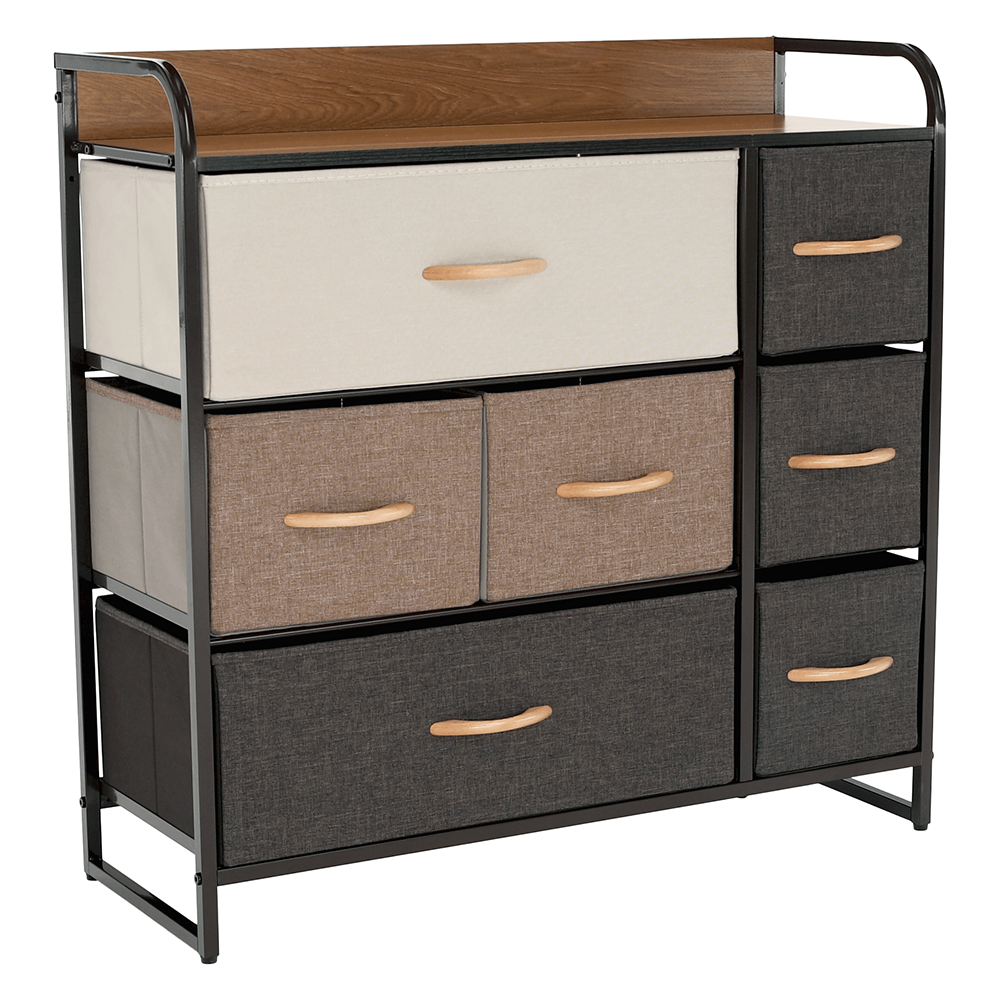 Komoda s látkovými šuplíky HAZEL TYP 3