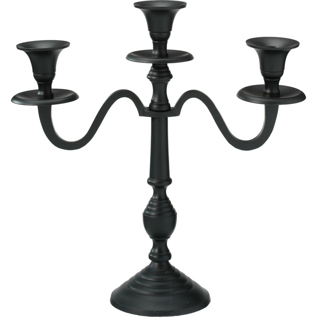 Kovový svícen 3ramenný 29x10x30 cm