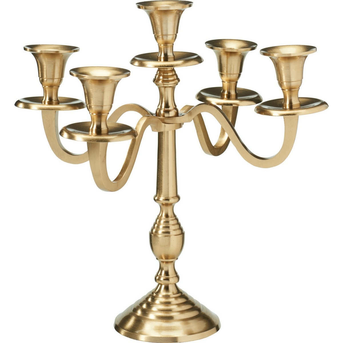 Kovový svícen 5ramenný 29x29x30 cm