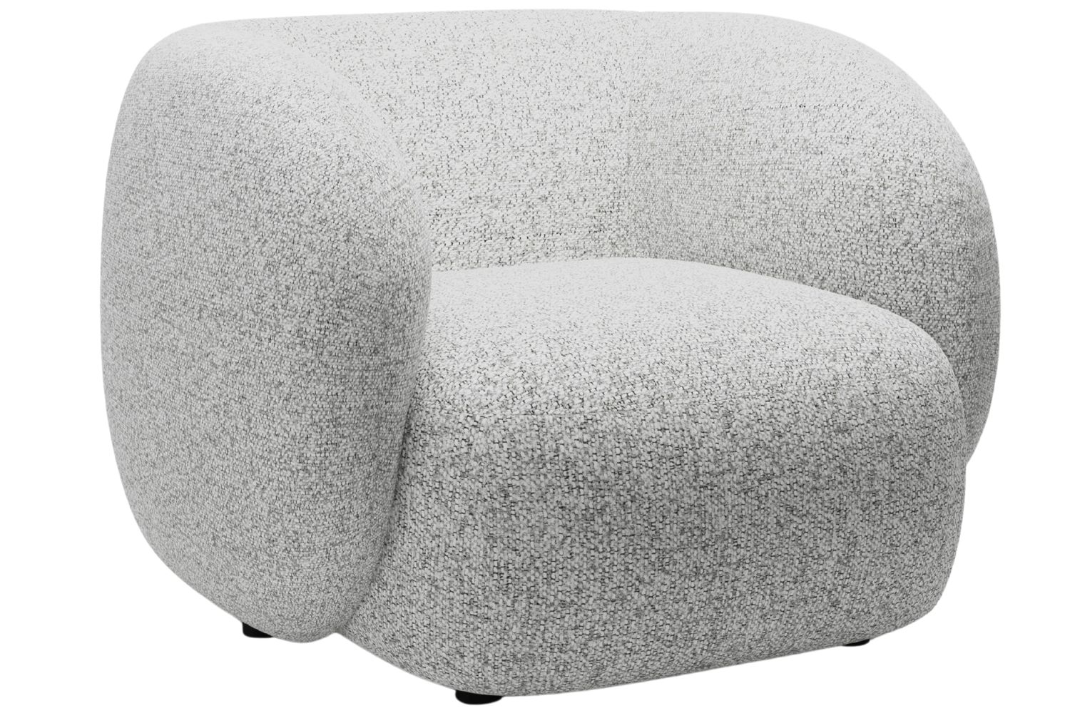 Micadoni Světle šedé křeslo Kate